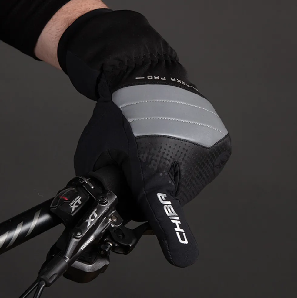 Chiba Alaska Pro Extra Warm Fietshandschoenen - zwart
