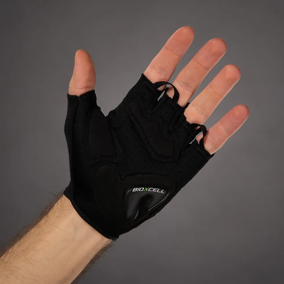 Chiba BioXCell Air Handschoenen met Korte Vingers - zwart