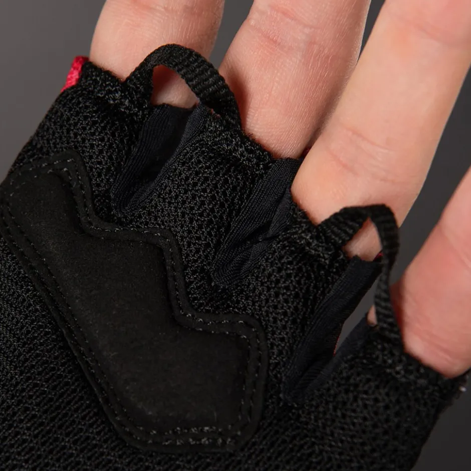 Wielerhandschoenen < Chiba BioXCe Air Handchoenen et Korte Vinger - rood