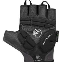 Chiba BioXCell Comfort Handschoenen met Korte Vingers - dark grey