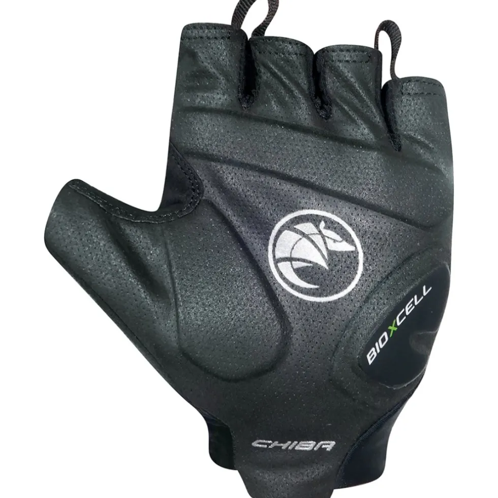 Chiba BioXCell Pro Handschoenen met Korte Vingers - zwart