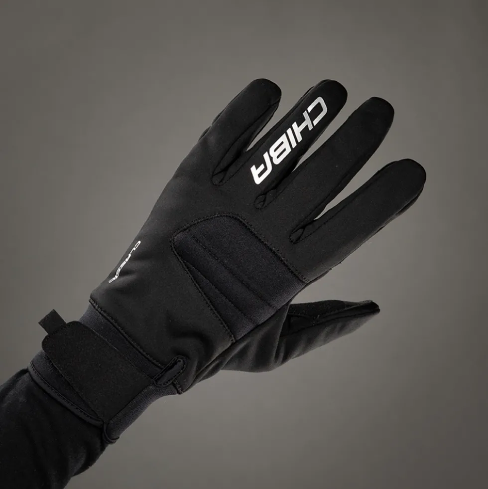 Chiba Classic Fietshandschoenen - zwart/zilver