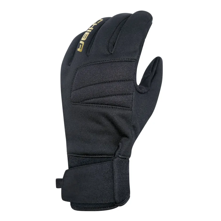 Winterhandschoenen < Chiba Cassic Fietshandschoenen - zwart/goud