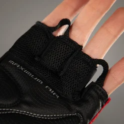 Chiba Cool Air Handschoenen met Korte Vingers - rood