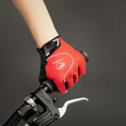 Chiba Cool Air Handschoenen met Korte Vingers - rood