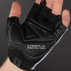 Wielerhandschoenen < Chiba Coo Air Handchoenen et Korte Vinger - wit