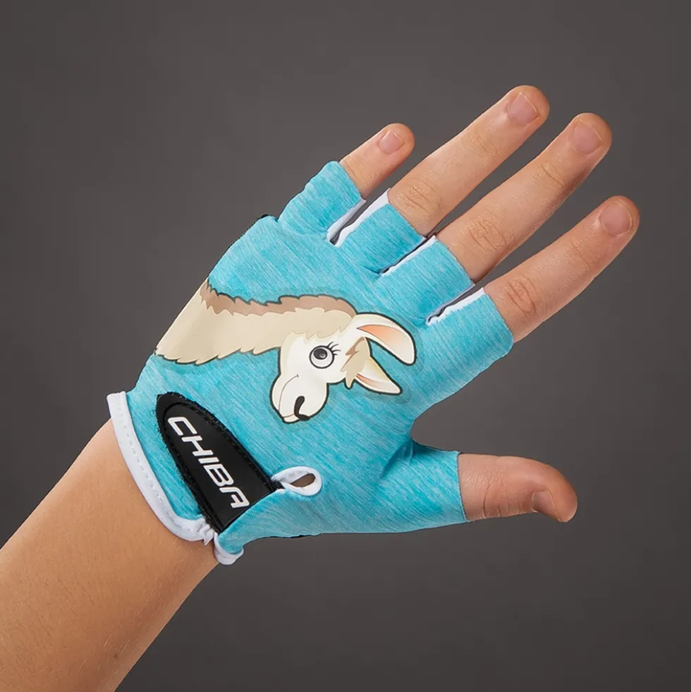 Chiba Cool Kids Handschoenen met Korte Vingers Kinderen - turquoise