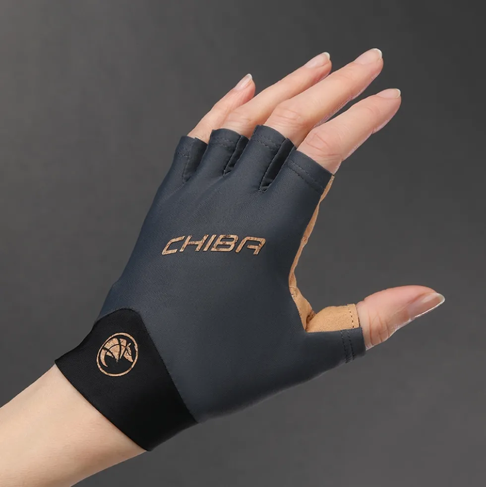 Chiba Eco Pro Handschoenen met Korte Vingers - marine