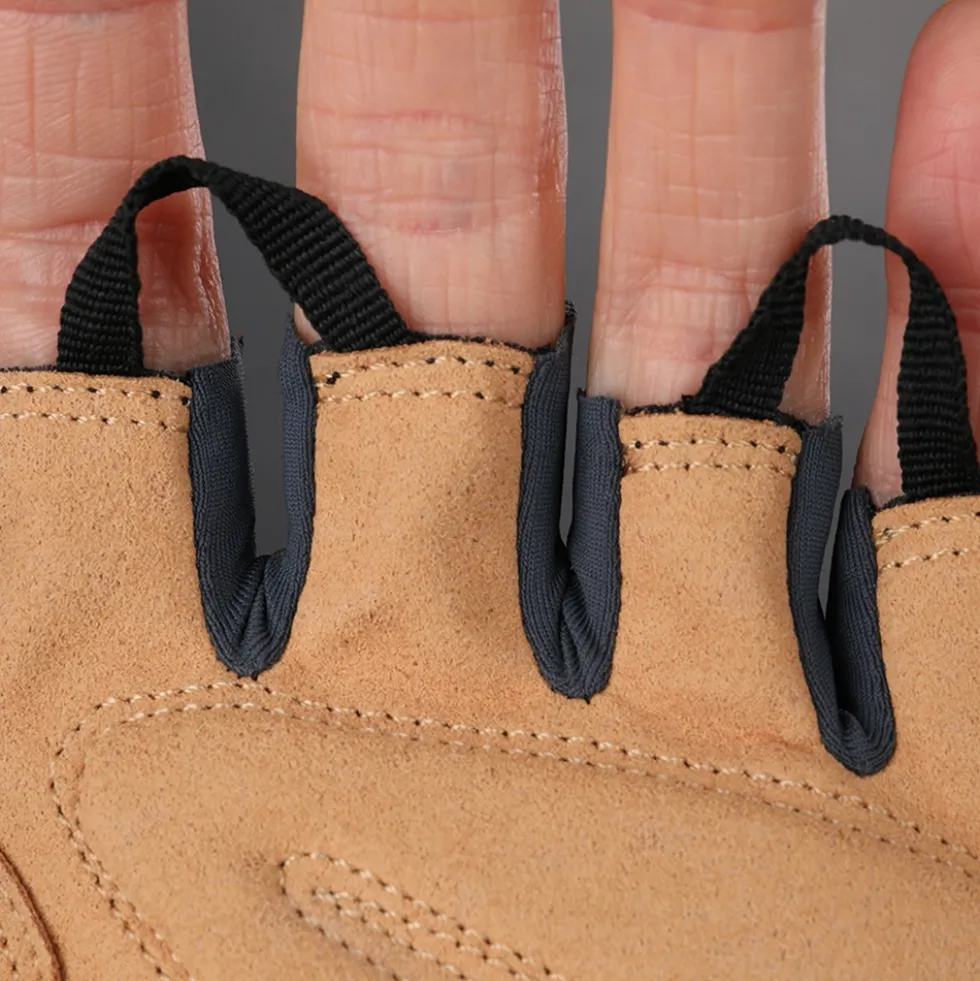 Chiba Eco Pro Handschoenen met Korte Vingers - marine