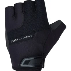 Chiba Gel Comfort Handschoenen met Korte Vingers - zwart
