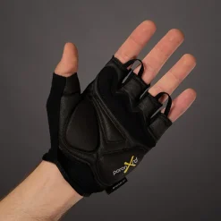 Chiba Gel Comfort Handschoenen met Korte Vingers - zwart