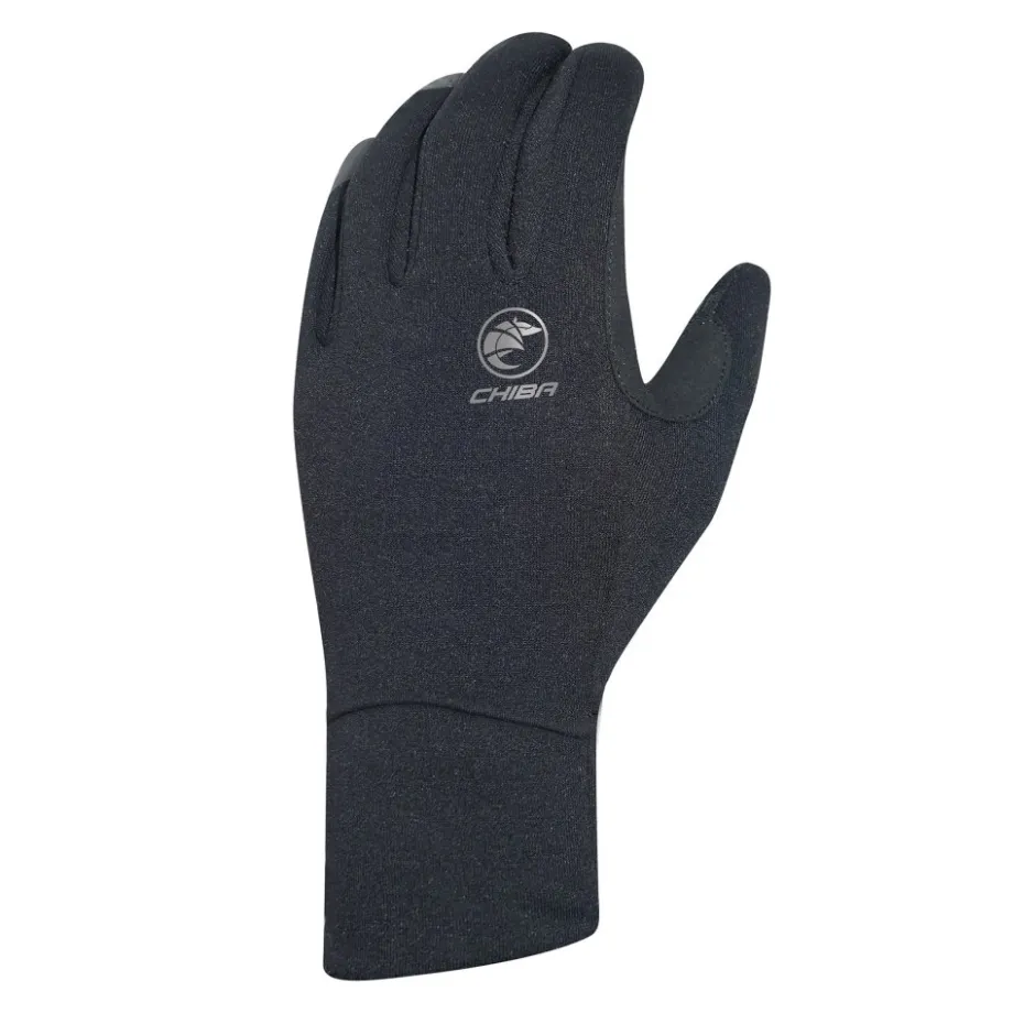 Winterhandschoenen < Chiba Polarfleece Fiethandchoenen - zwart