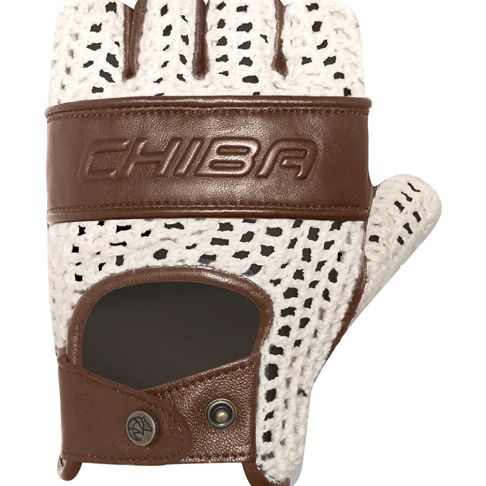 Chiba Pure Nature Handschoenen met Korte Vingers - beige/brown