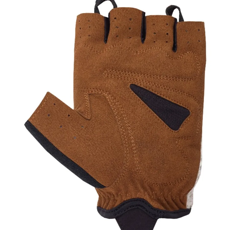 Wielerhandschoenen < Chiba Retro Handchoenen et Korte Vinger - zwart/bruin