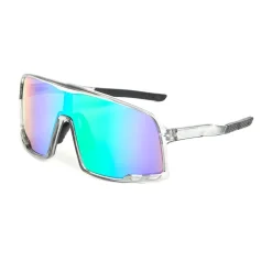 CHPO Henrik Zonnebril - Transparent Grey / Rainbow Mirror