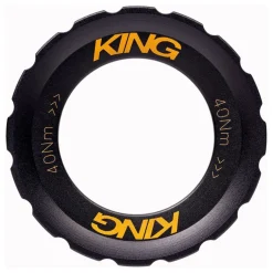 Chris King Borgring - Centerlock | External Spline - two tone black gold
