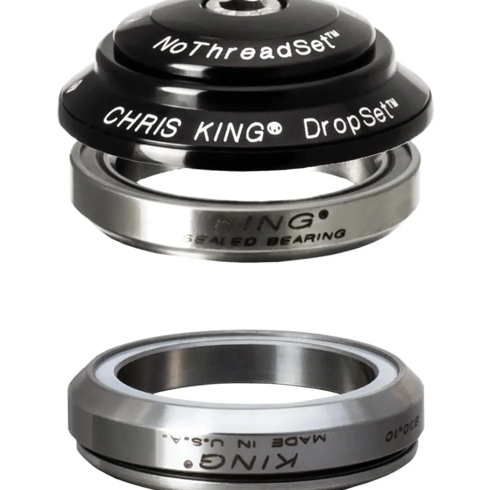 Chris King DropSet 6 Balhoofd - 1 1/8 Inch - IS41/28.6 | IS41/30 - zwart