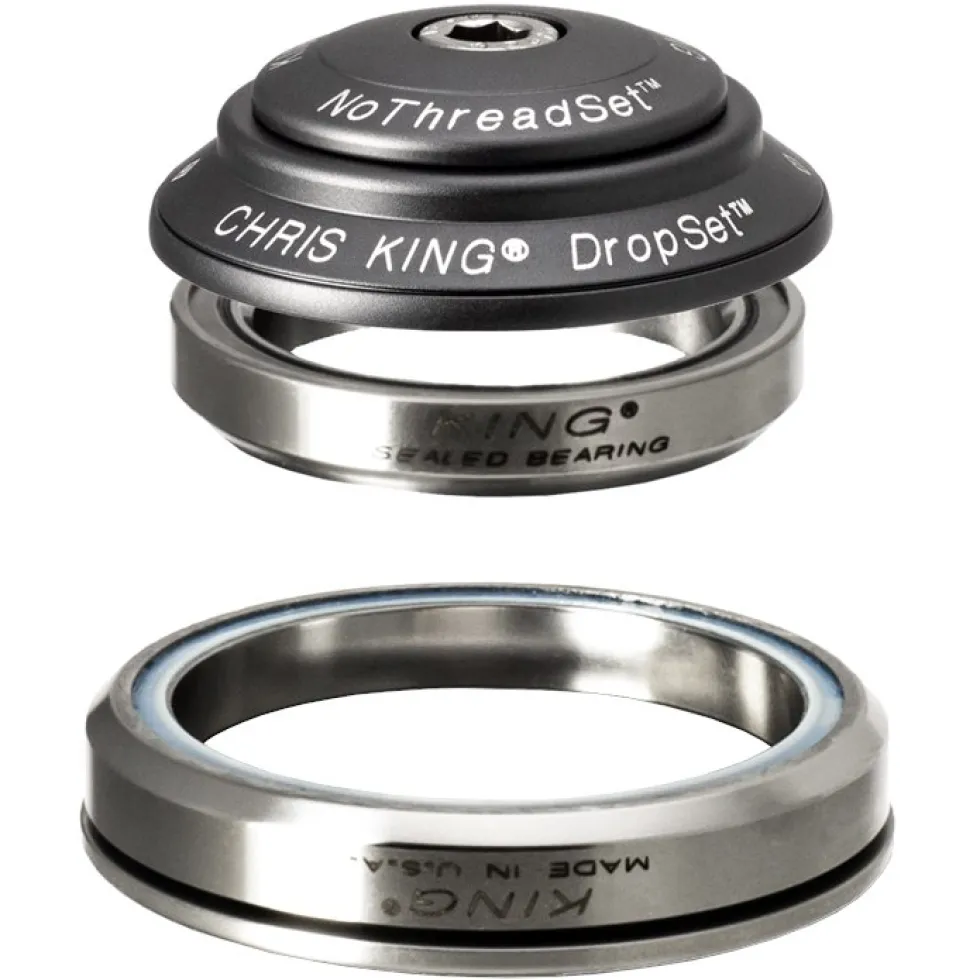 Chris King DropSet 3 Tapered Balhoofd - IS41/28.6 | IS52/40 - verschillende kleuren