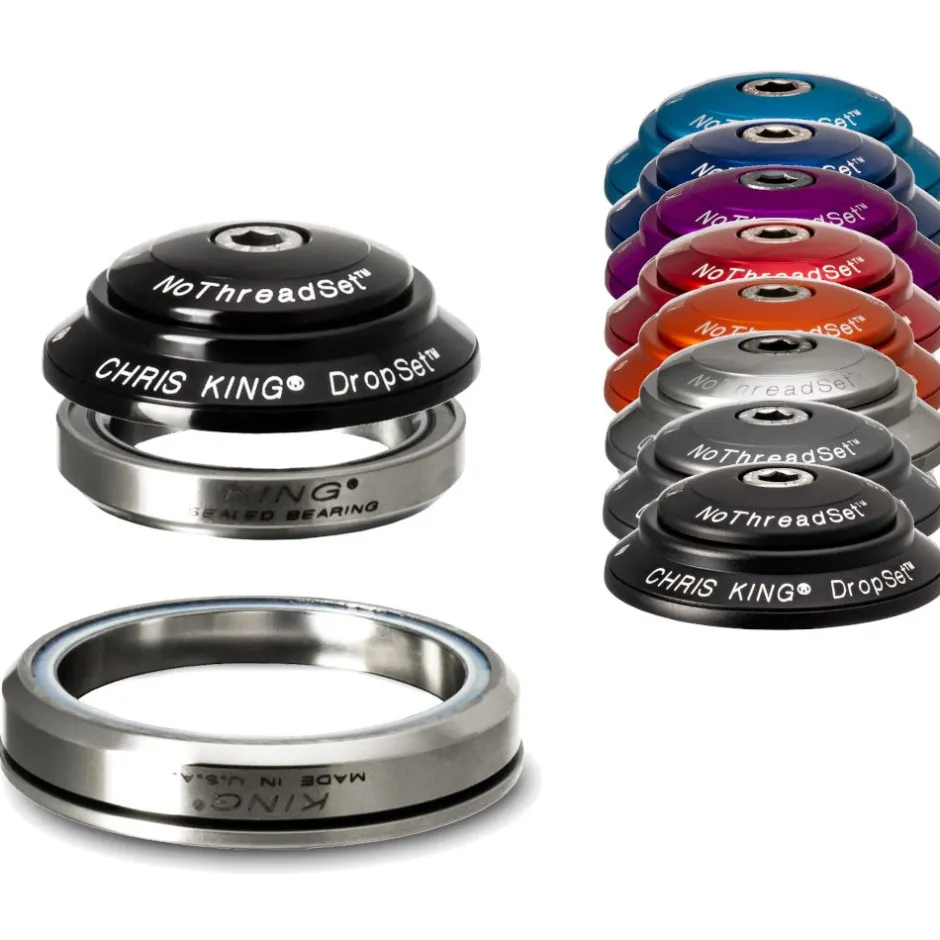 Balhoofdsets < Chris King DropSet 2 Tapered Balhoofd - IS42/28.6 | IS52/40 - verschillende kleuren