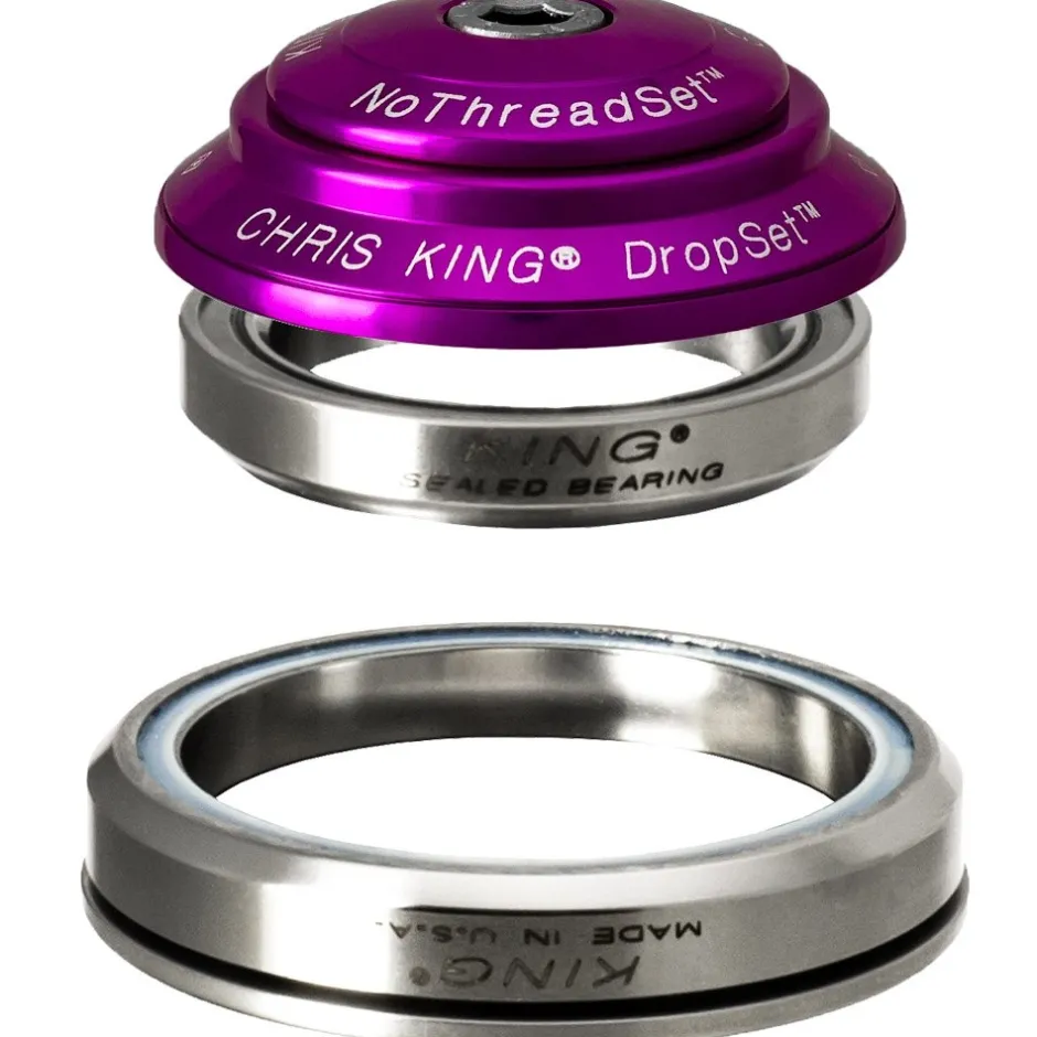 Balhoofdsets < Chris King DropSet 2 Tapered Balhoofd - IS42/28.6 | IS52/40 - verschillende kleuren