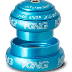 Chris King NoThreadSet Grip Lock Tapered Balhoofd - 1 1/8" - 1 1/4" - EC34/28.6 | EC44/33 - Bold Logo Print