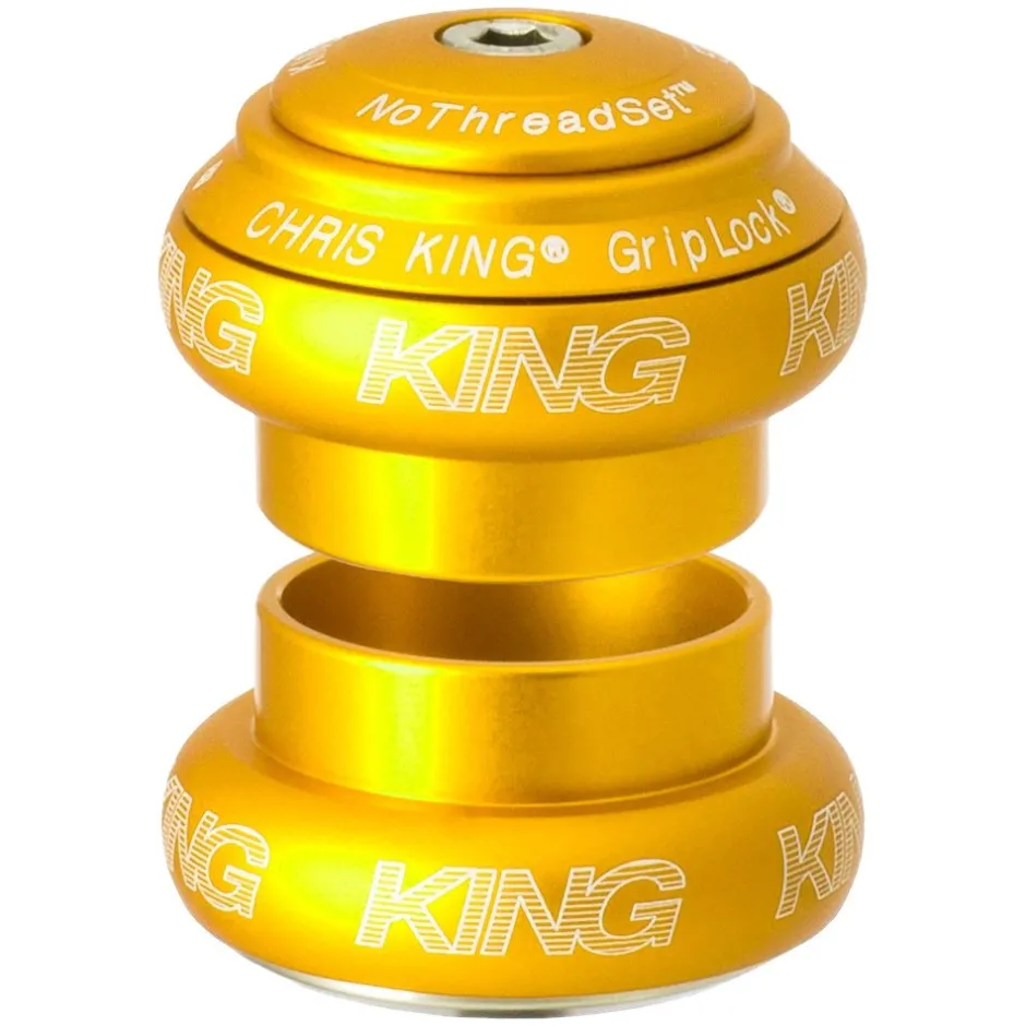 Balhoofdsets < Chris King NoThreadSet Grip Lock Balhoofdstel 1 inch - EC34/28,6 | EC34/30 - Classic Logo Print - verschillende kleuren