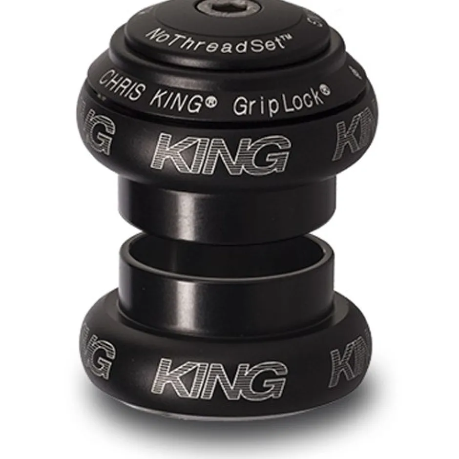 Balhoofdsets < Chris King NoThreadSet Grip Lock Balhoofdstel 1 inch - EC34/28,6 | EC34/30 - Classic Logo Print - verschillende kleuren