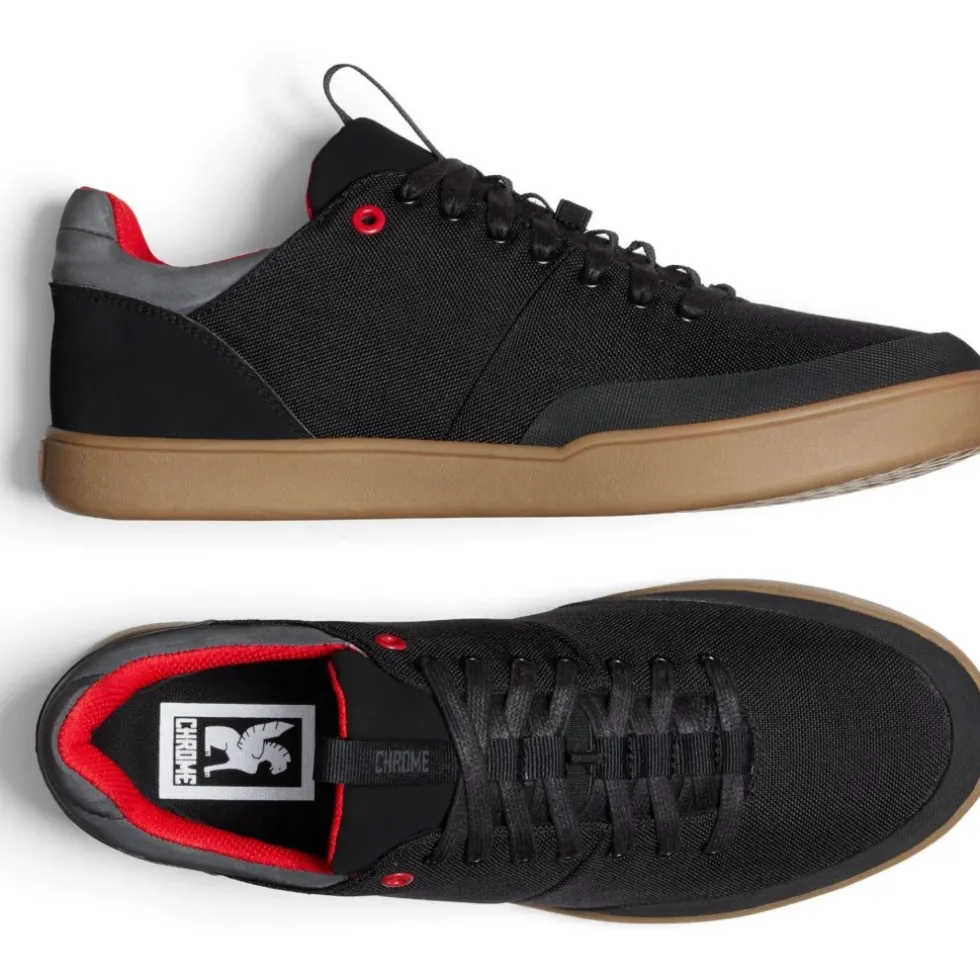 CHROME Bromley Low Schoenen - Black / Gum