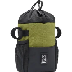 CHROME Doubletrack Feed Bag for Bar, Stem, Belt - olive branch