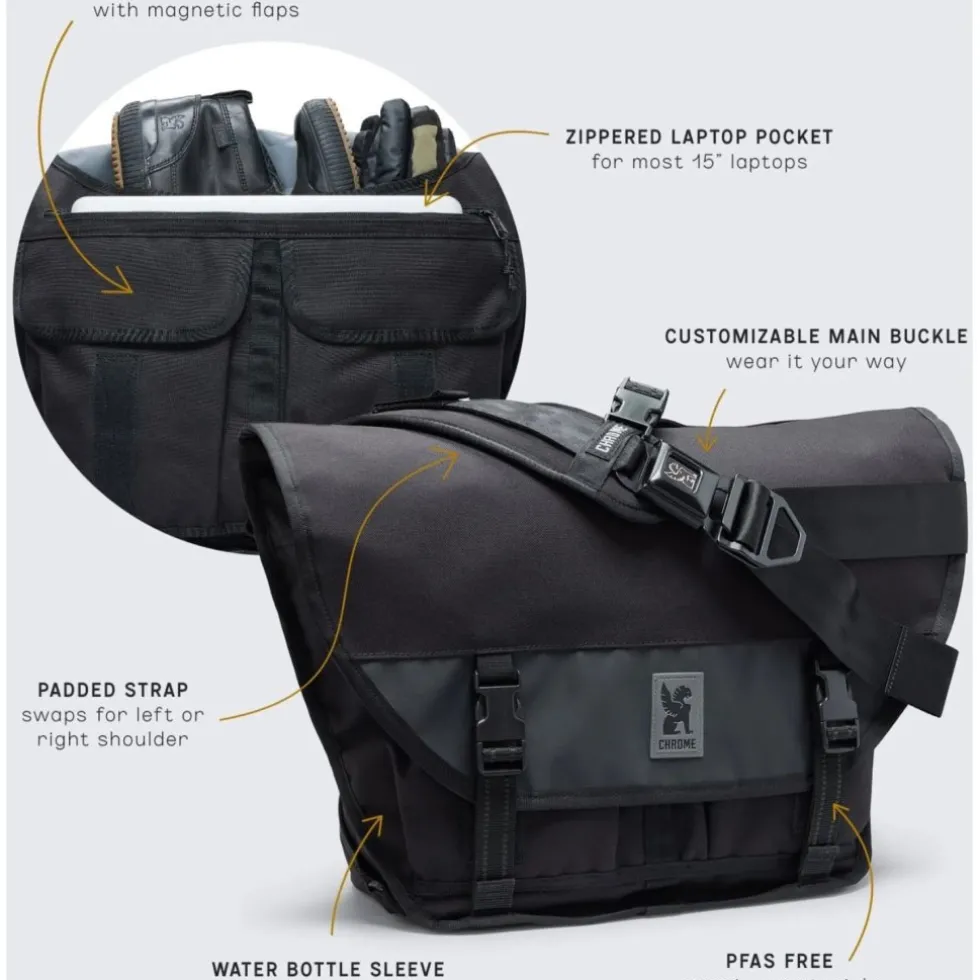 CHROME Citizen Koerierstas - 15L - Sage