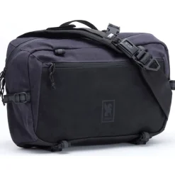 CHROME Kadet Max Schoudertas - 15L - Black Canvas Leather
