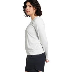 Ciele Athletics DLY Shirt met Lange Mouwen Dames - ghost
