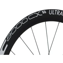 CITEC 8000 CX / 53 Ultra DB Wielset - 28" | Clincher | Centerlock - 12x100mm | 12x142mm - Shimano | zwart/wit