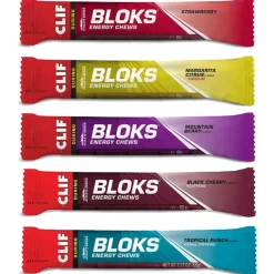 Outdoor Maaltijden < Diverse Clif Bloks Energy Chews - Koolhydraat-elektrolyt-kauwsnoepjes - 18x60g