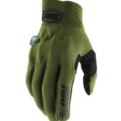 100% Cognito Smart Shock Handschoenen - army green/zwart