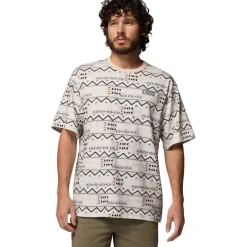 Columbia CSC Heavyweight Printed T-Shirt Heren - Dark Stone/Horizons