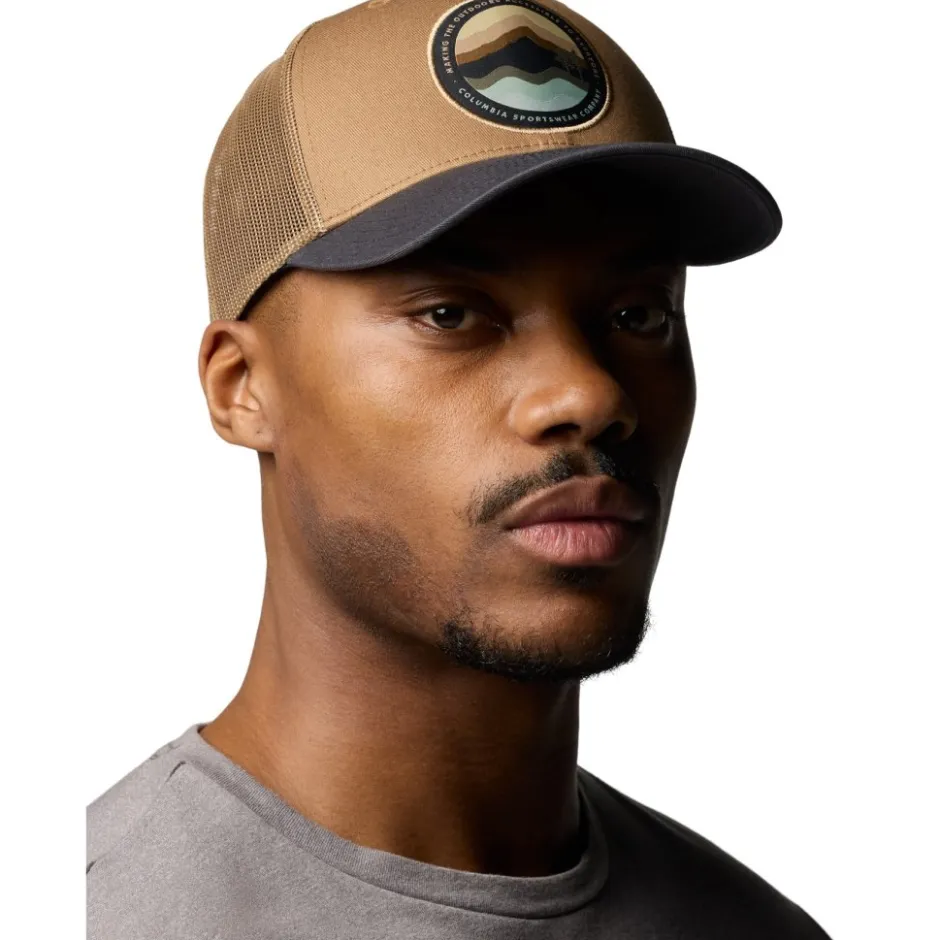 Mutsen < Columbia Mesh Snapback Pet - Delta/Shark/Circular Landscape
