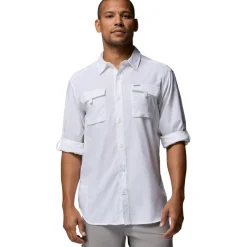 T-Shirts & Tops < Columbia Siver Ridge Utiity II Overhed et ange ouwen Heren - White