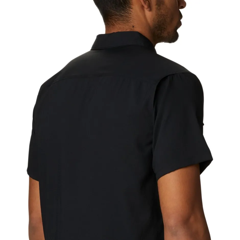 Shirts & Midlayers|T-Shirts & Tops < Columbia Utiizer II oid Overhed et Korte ouwen Heren - Zwart