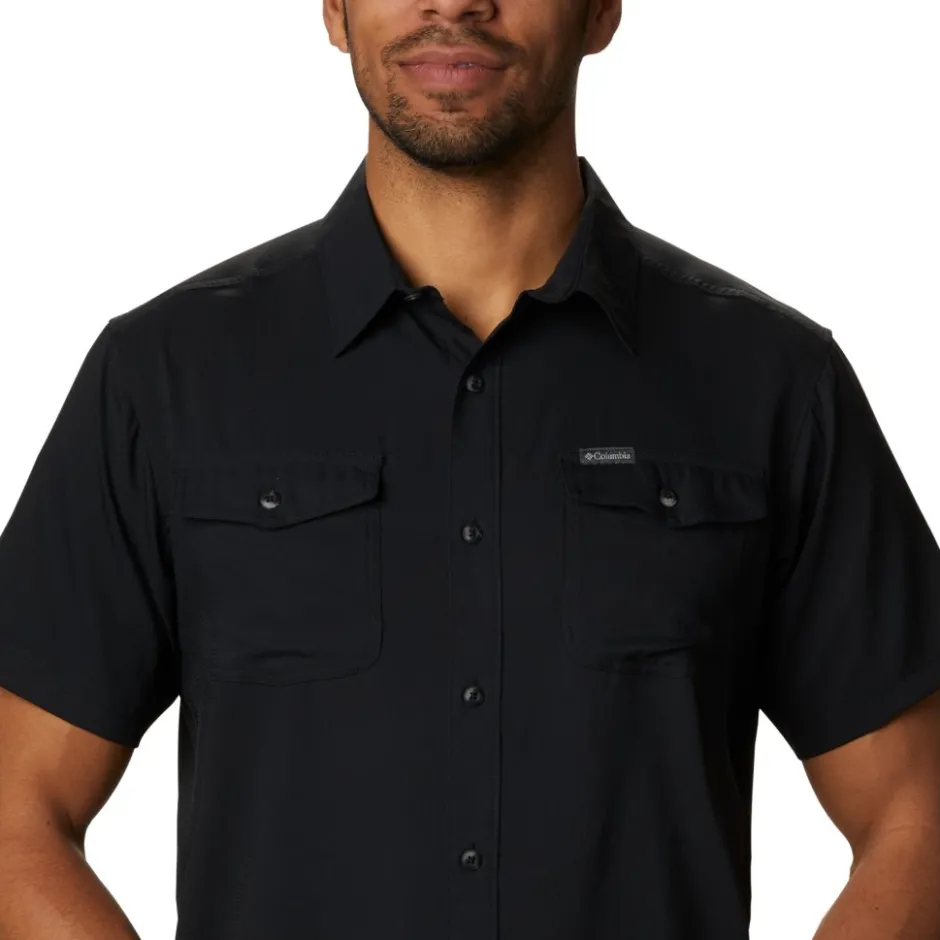 Shirts & Midlayers|T-Shirts & Tops < Columbia Utiizer II oid Overhed et Korte ouwen Heren - Zwart