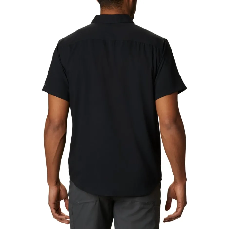 Shirts & Midlayers|T-Shirts & Tops < Columbia Utiizer II oid Overhed et Korte ouwen Heren - Zwart