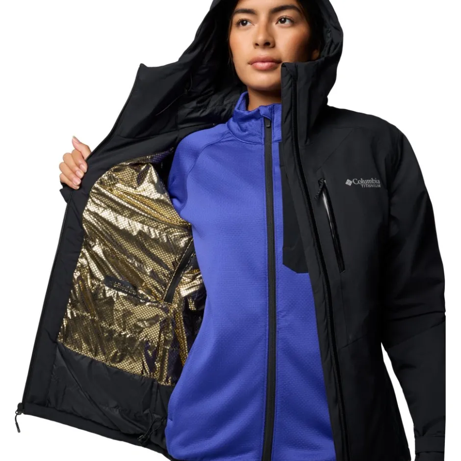 Jassen & Vesten < Columbia Explorer's Edge II Geïsoleerde Jas Dames - Zwart