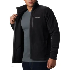 Jassen & Vesten < Columbia Fat Trek II Fu Zip Feece Ja Heren - Zwart
