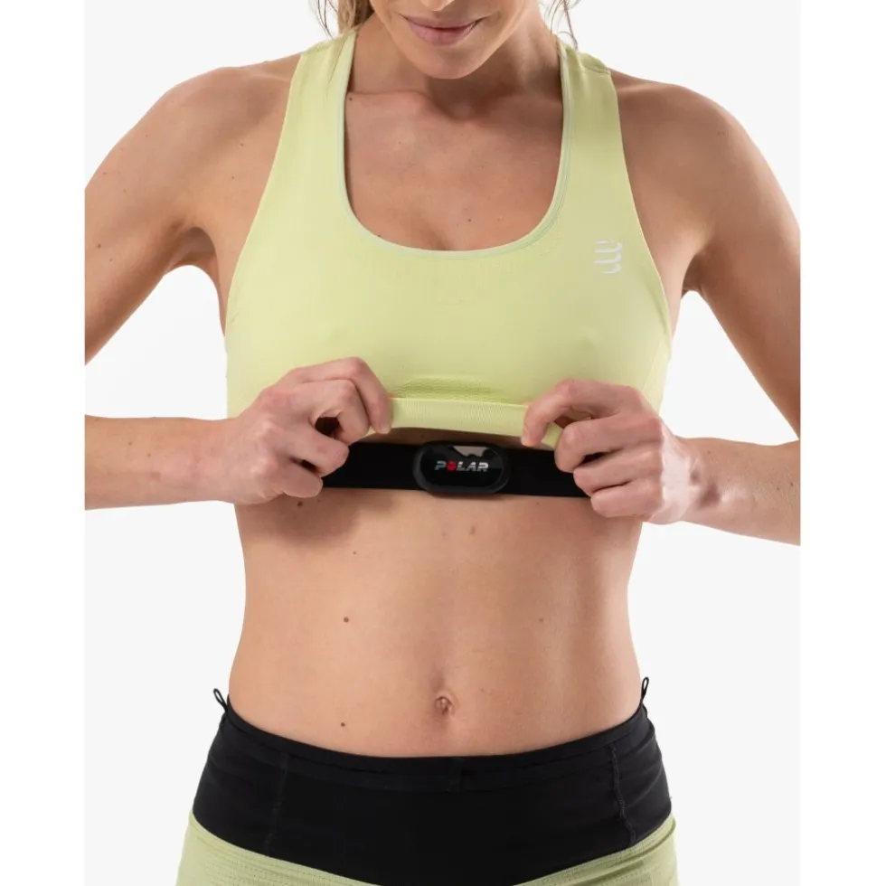 Compressport FeelFree Seamless BH-Top Dames - shadow lime