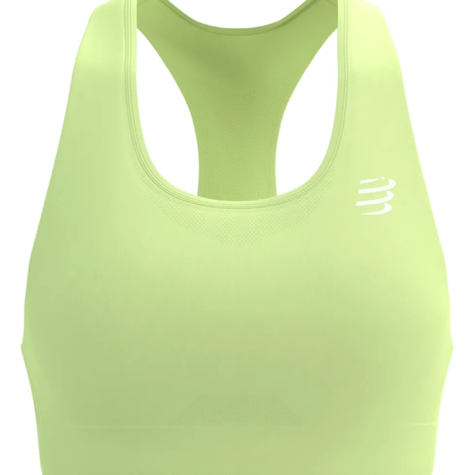 Compressport FeelFree Seamless BH-Top Dames - shadow lime