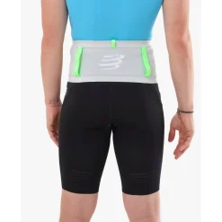 Compressport Free Pro Hardloopriem - gray violet/neon green