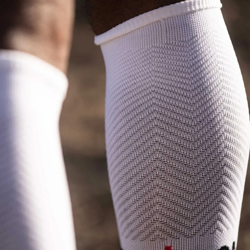 Compressport Full Run Compressiesokken - wit
