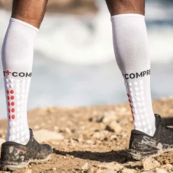 Compressport Full Run Compressiesokken - wit