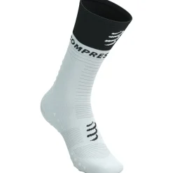 Compressport Mid Compressiesokken v2.0 - wit/zwart