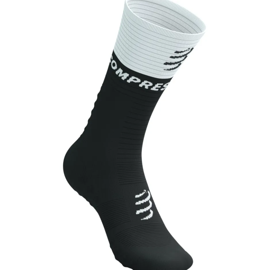 Sokken < Compressport Mid Compressiesokken v2.0 - zwart/wit